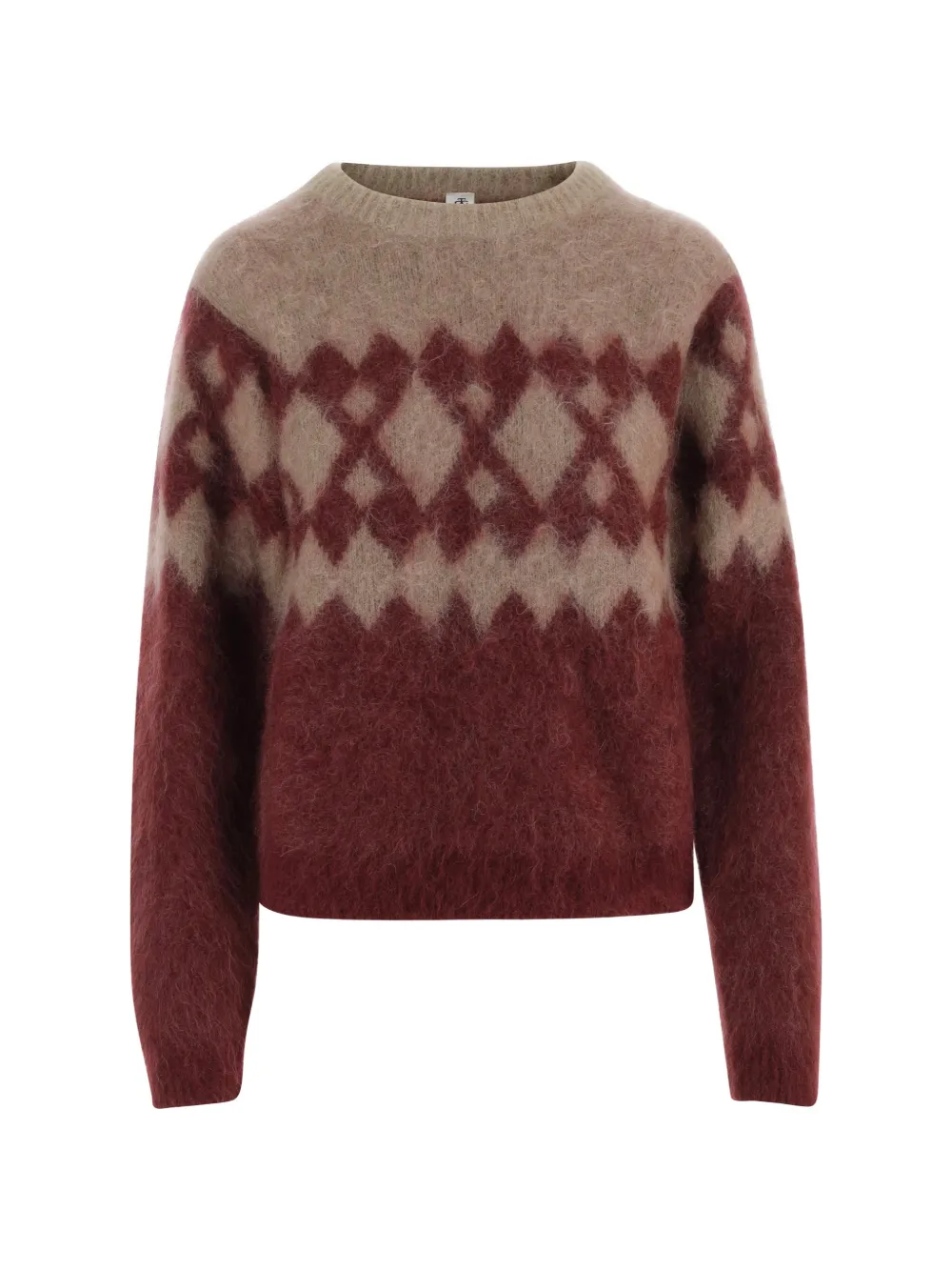 The Garment Roma argyle mohair-blend sweater