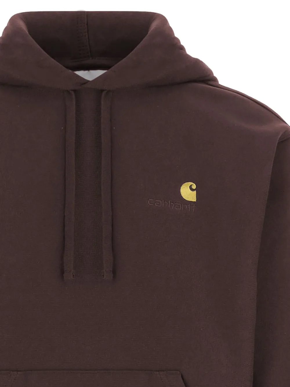 Carhartt WIP American Script hoodie met geborduurd logo Rood