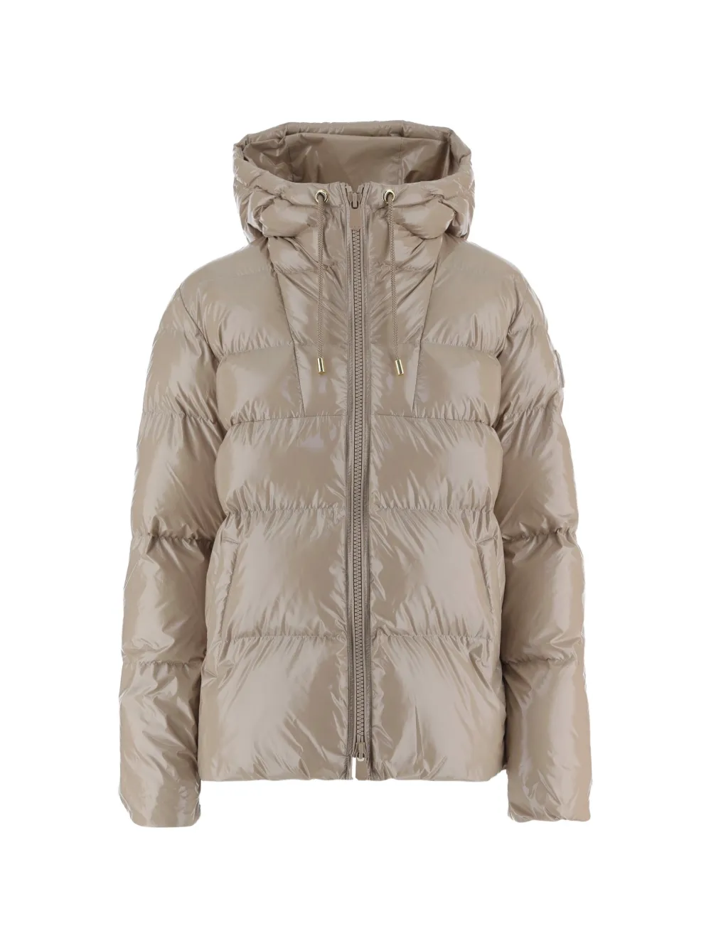 PINKO quilted hooded down jacket - Toni neutri