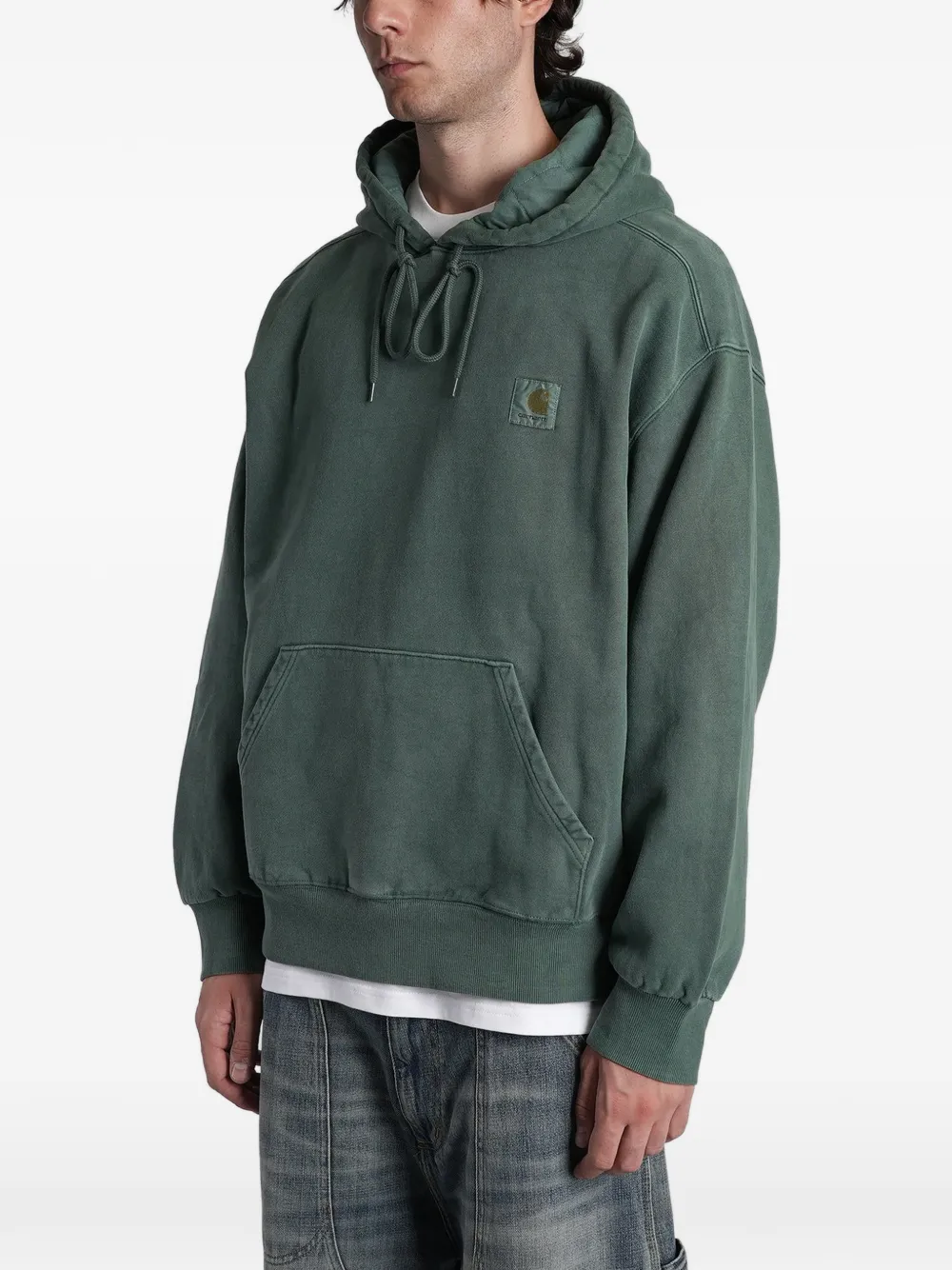 Carhartt WIP Hoodie met logopatch Groen