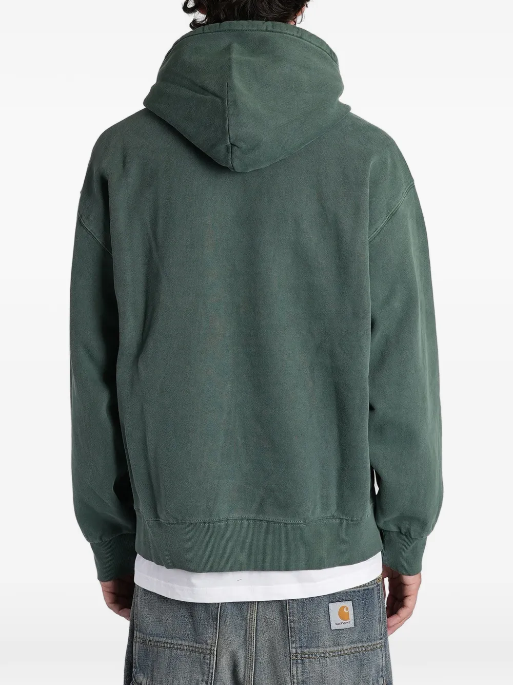 Carhartt WIP Hoodie met logopatch Groen