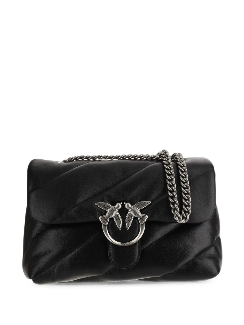 PINKO medium shoulder bag Love Bag puff maxi quilt - Nero