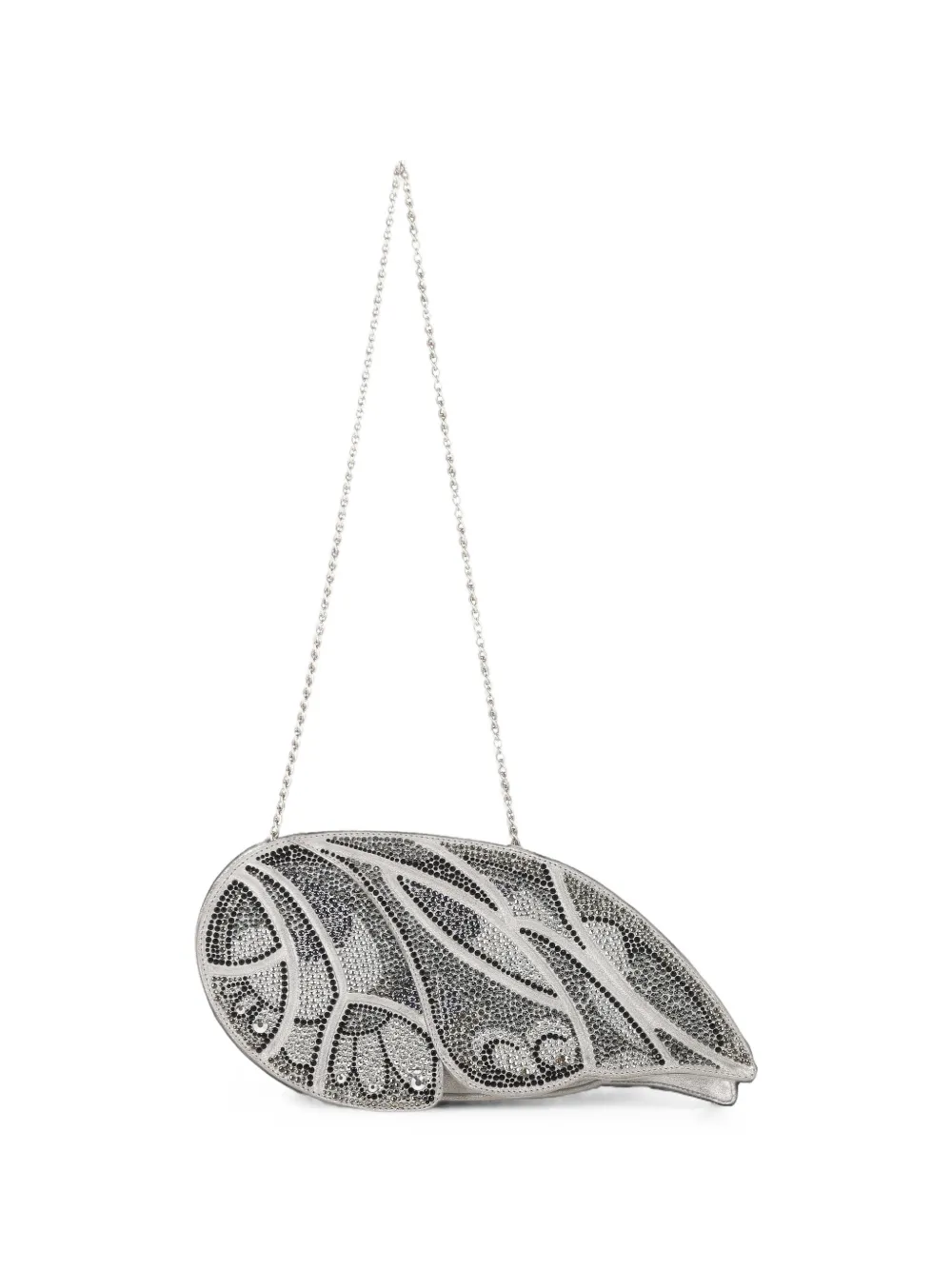 Rodo crystal-embellished suede shoulder bag