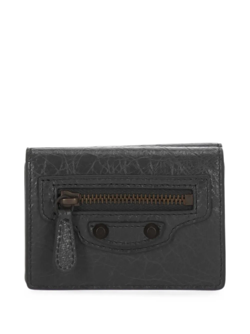 Balenciaga mini Le City trifold wallet - Grigio