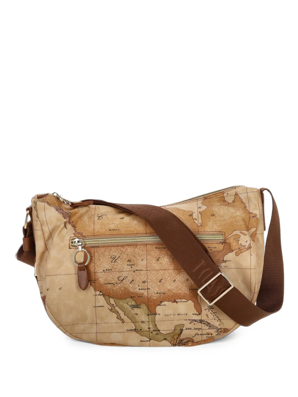 ALVIERO MARTINI 1° CLASSE Geo Classic shoulder bag - Toni neutri