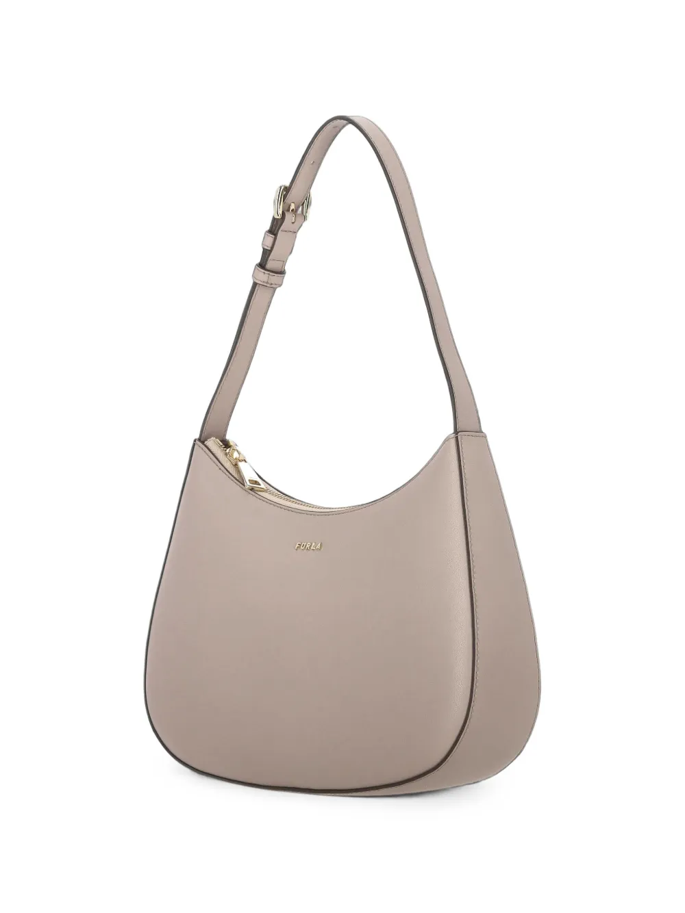Furla Schoudertas met logo Grijs