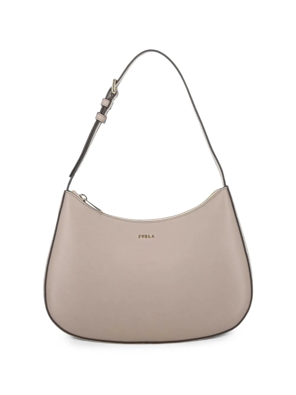 Furla logo-lettering shoulder bag - Grigio