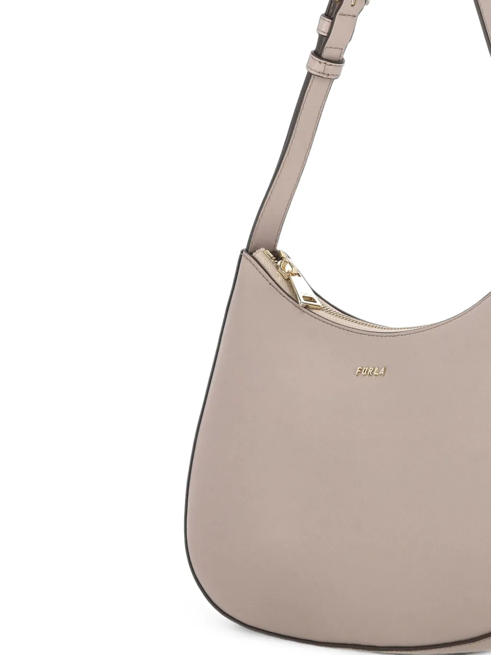 Furla Schoudertas met logo Grijs