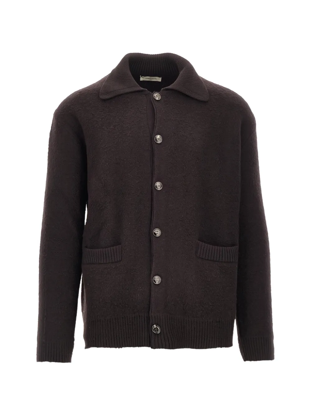 Piacenza Cashmere virgin wool cardigan - Marrone