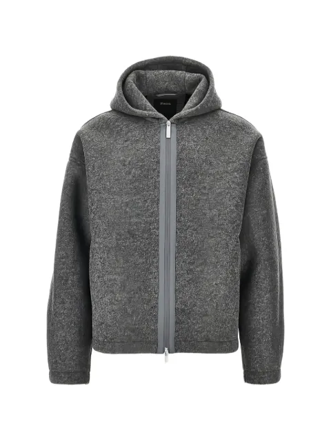 Herno hooded zip-up jacket