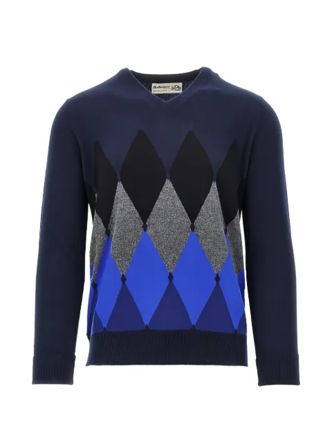 Ballantyne argyle cashmere sweater