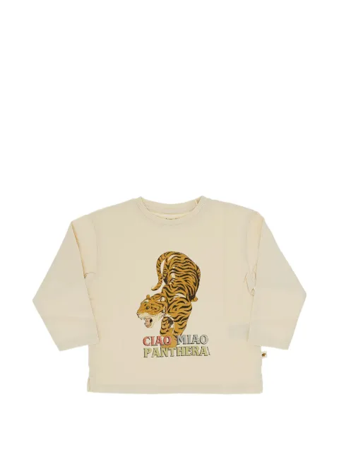 Konges Sløjd Fili Box tiger-print long-sleeve T-shirt