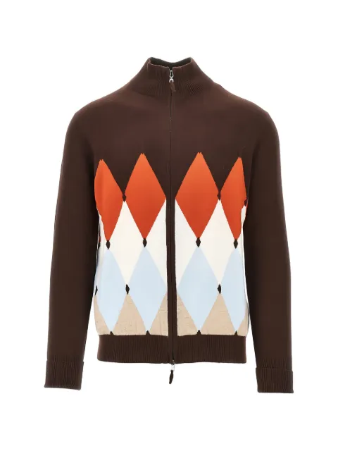 Ballantyne argyle cashmere sweater