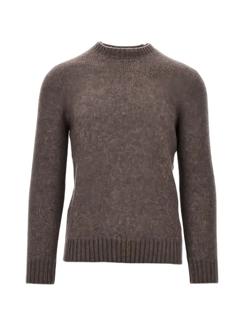 Piacenza Cashmere crew-neck ribbed-trim sweater