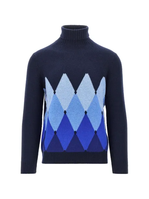 Ballantyne argyle cashmere sweater
