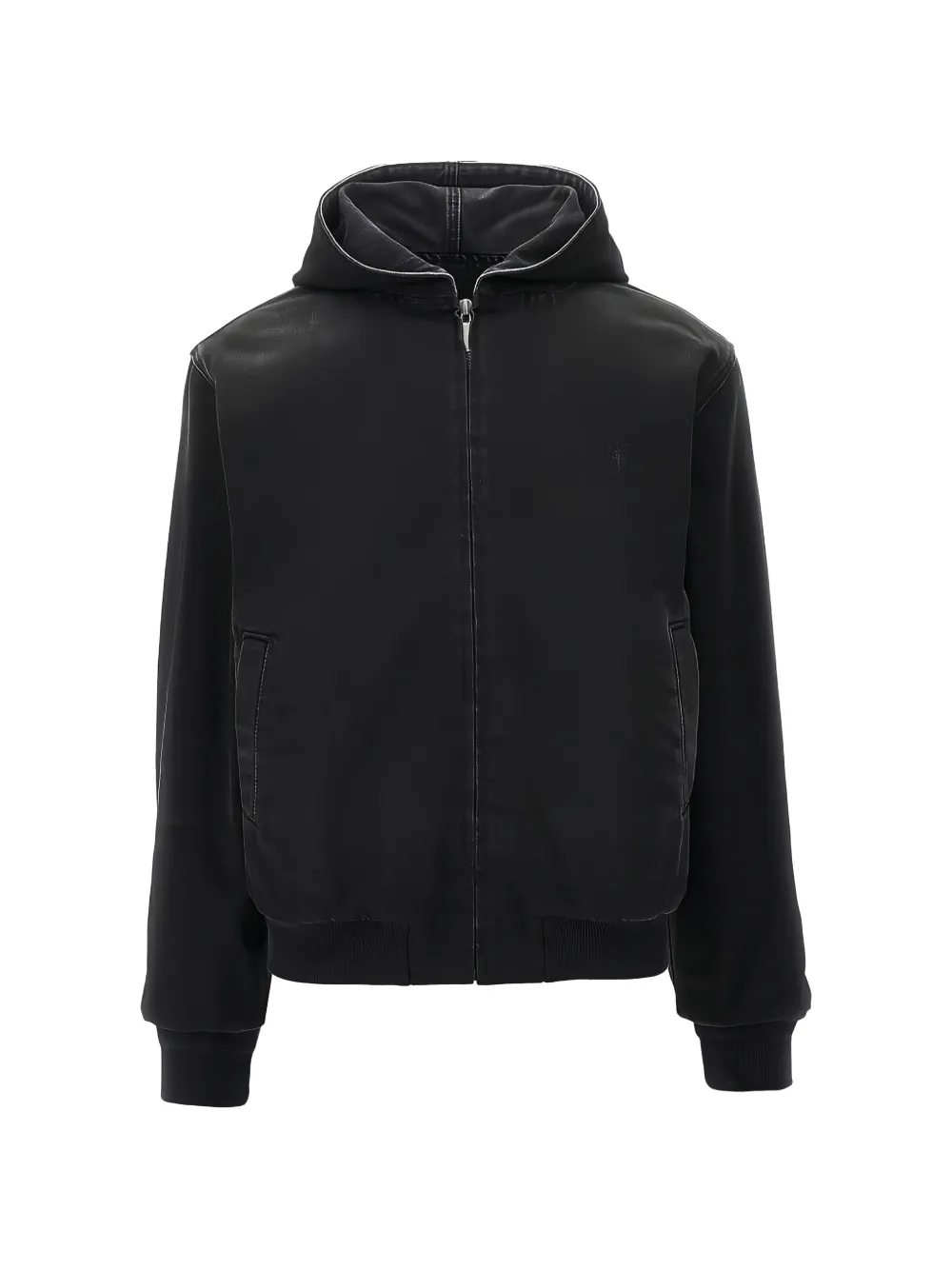 Gucci logo-embroidered hooded jacket · 50