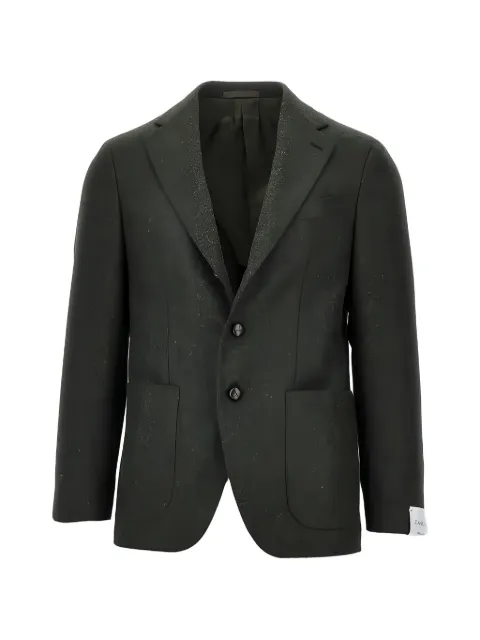 Caruso single-breasted wool blazer