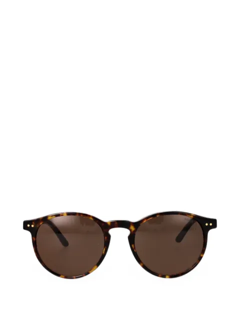 Polo Ralph Lauren tortoiseshell-effect round-frame sunglasses