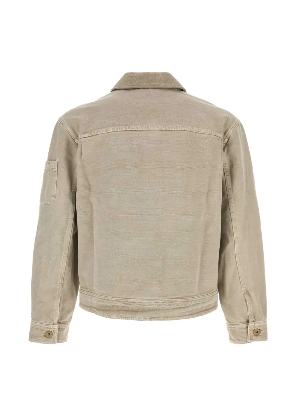 A.P.C. Jack met ribfluwelen kraag Beige