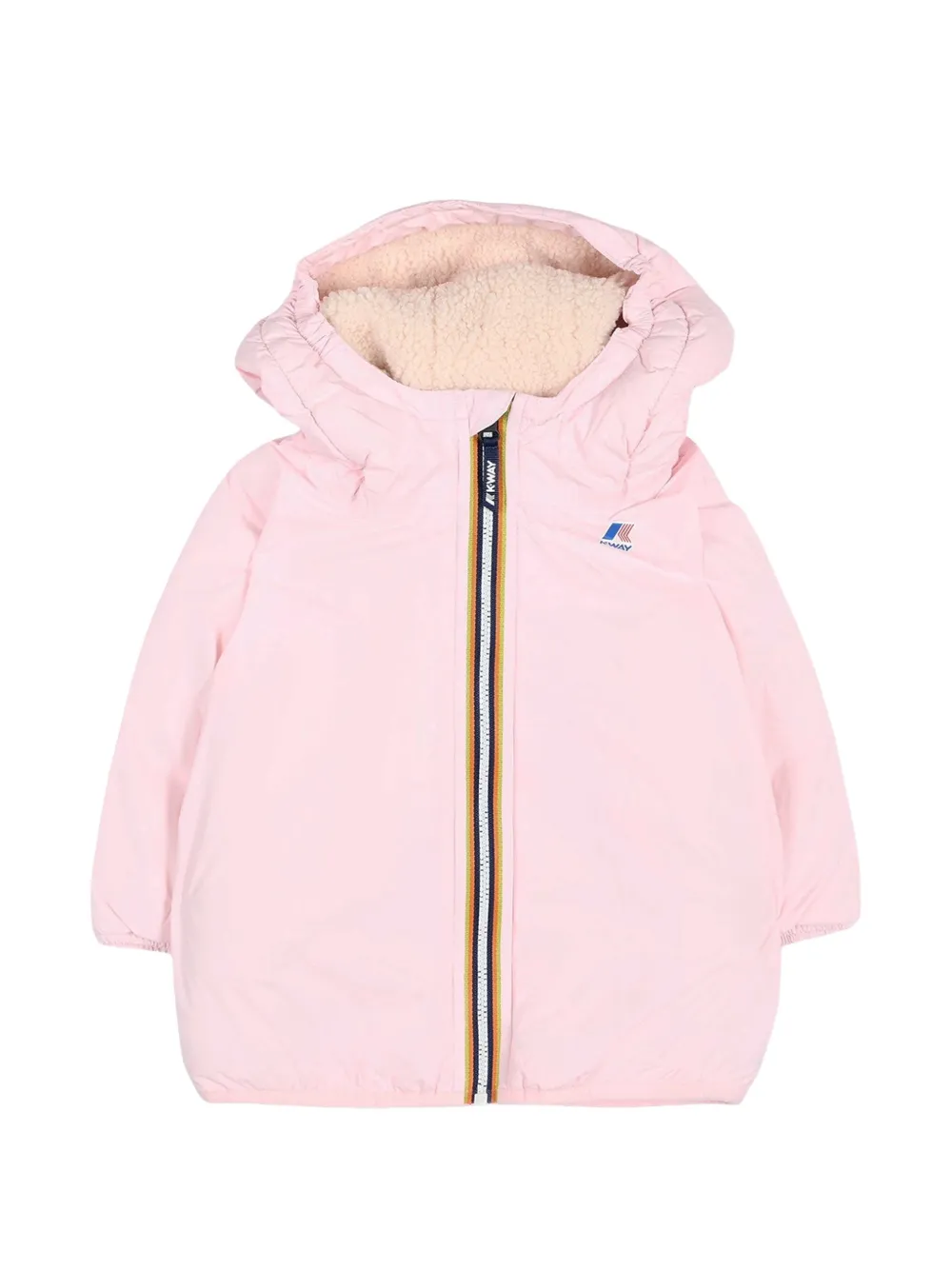 K Way Kids Maelle jack met capuchon Roze