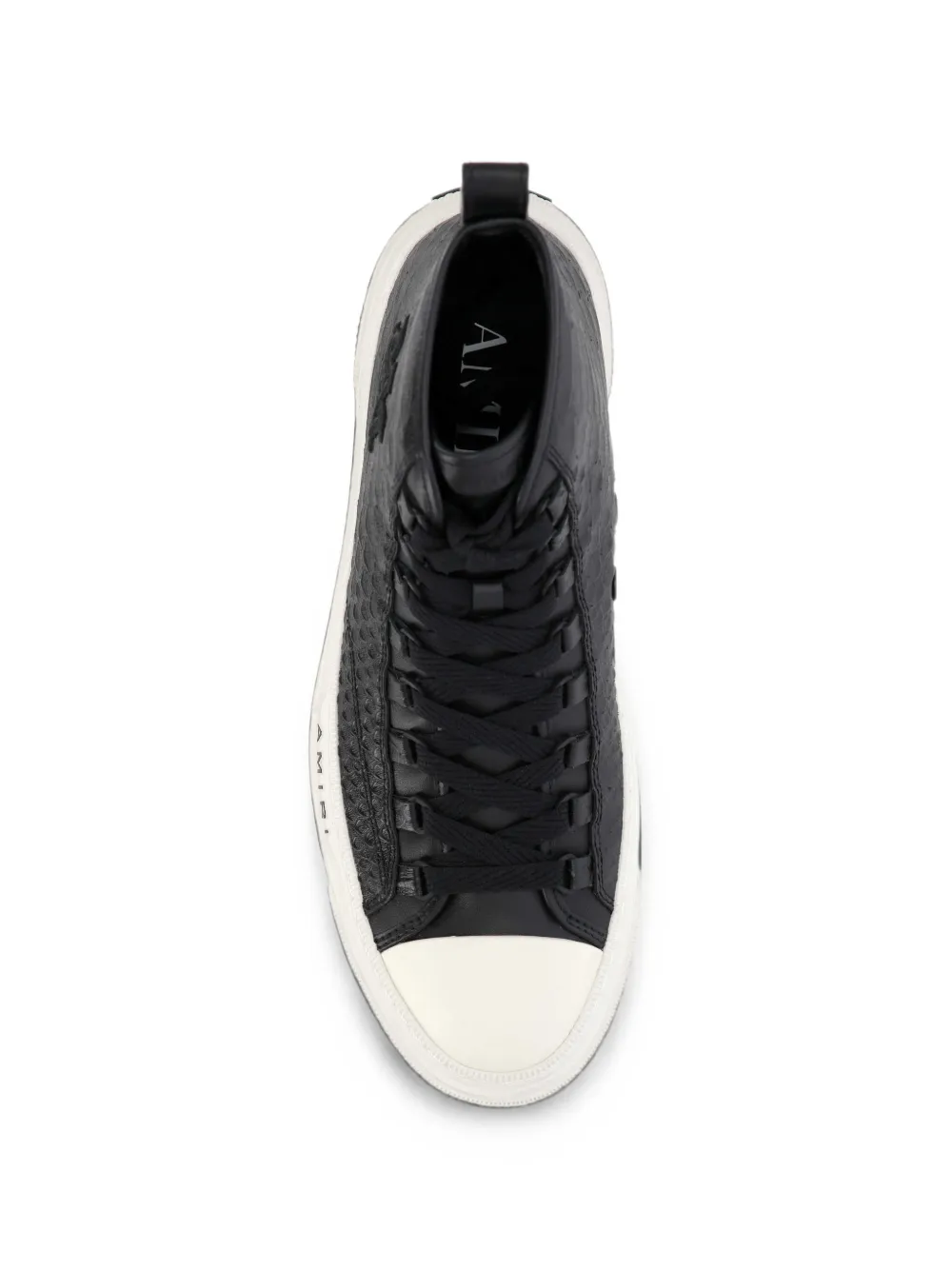 AMIRI python embossed MA Court Hi sneakers Zwart