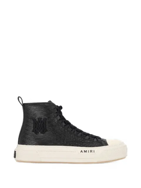 AMIRI python embossed MA Court Hi sneakers