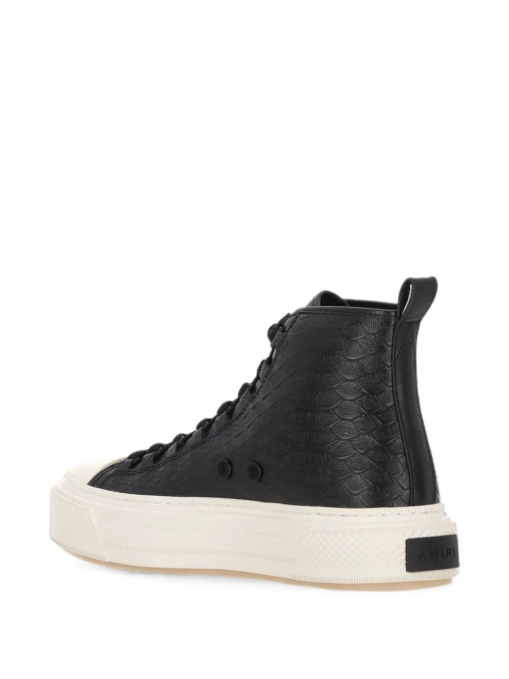 AMIRI python embossed MA Court Hi sneakers Zwart