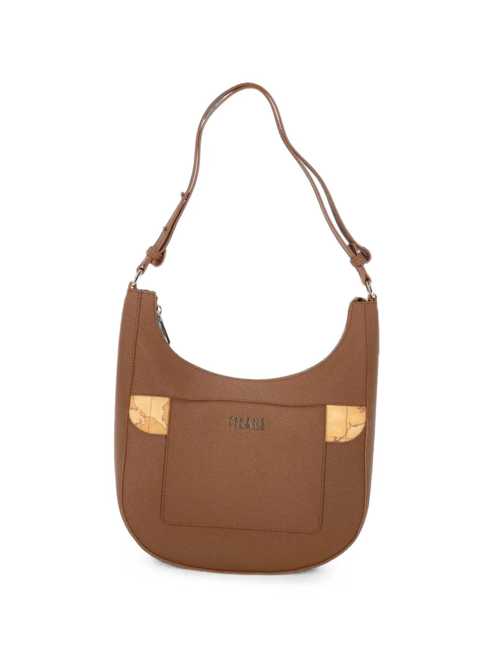 ALVIERO MARTINI 1° CLASSE logo-plaque shoulder bag - Marrone