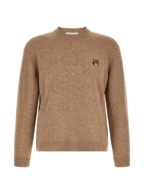 Maison Kitsuné Fox-head wool sweater