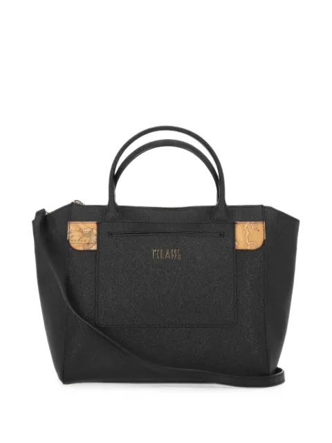 ALVIERO MARTINI 1° CLASSE logo-plaque tote bag