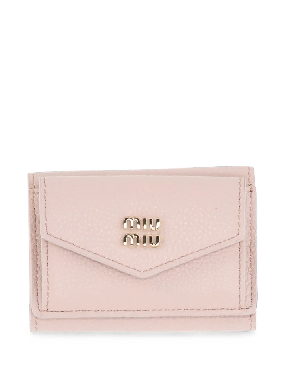Miu Miu Portafoglio piccolo in pelle - Rosa