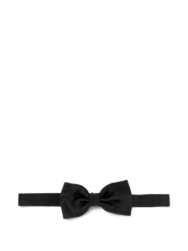 Barba Pre-tied Bow Tie in Black