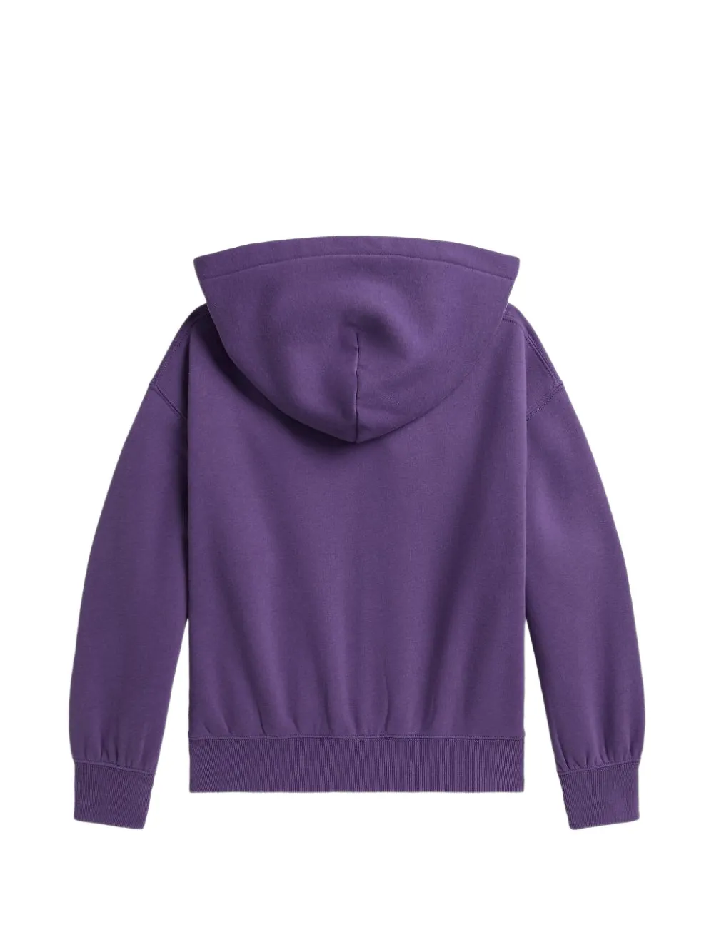 POLO RALPH LAUREN KIDS Katoenen hoodie met geborduurd logo en rits Paars