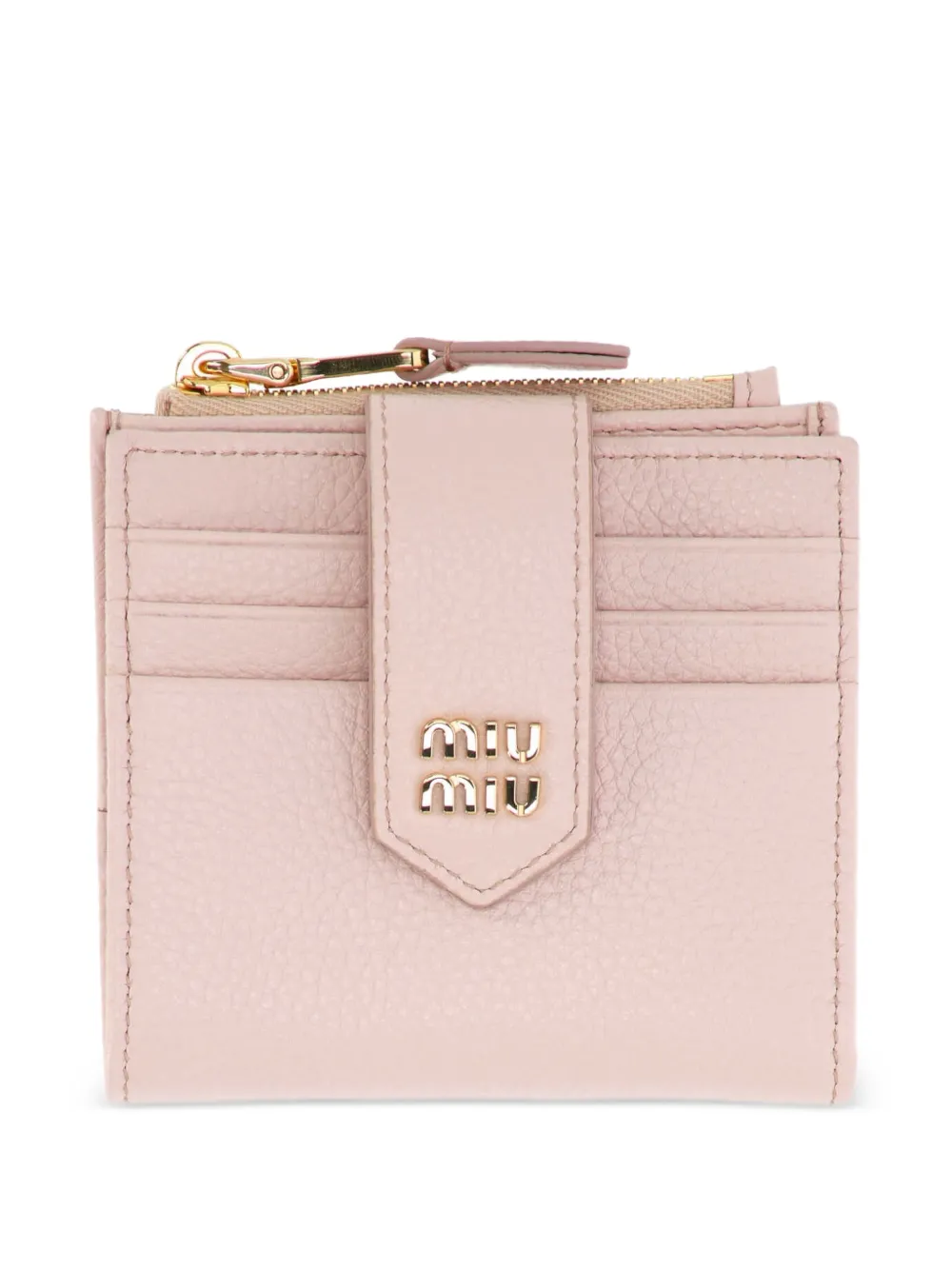 Miu Miu Portafoglio piccolo in pelle - Rosa