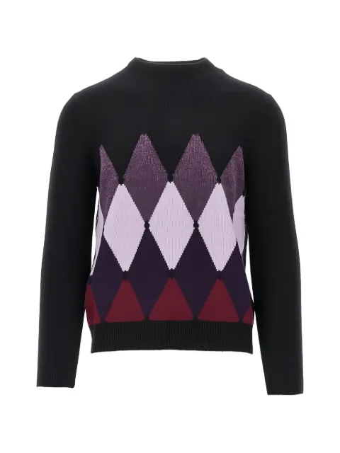 Ballantyne argyle cashmere sweater