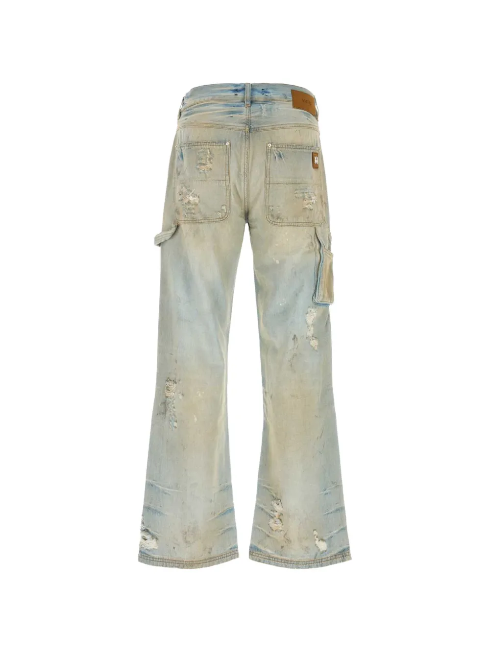 AMIRI Gerafelde jeans Blauw