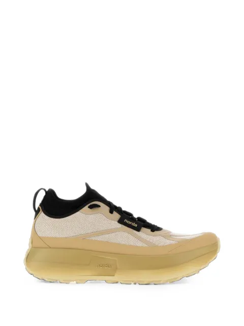 norda panelled canvas sneakers