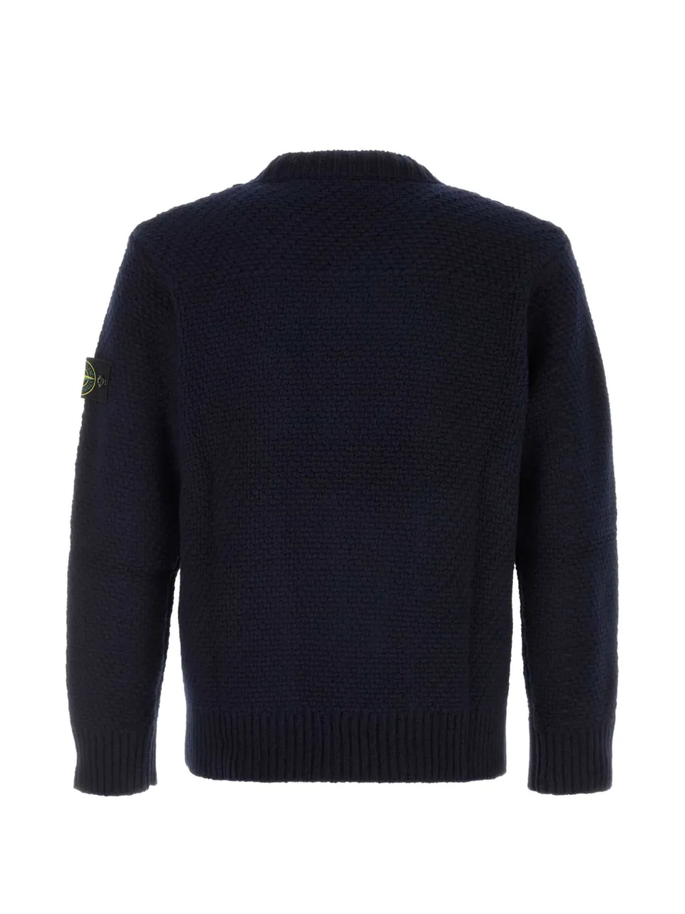 Stone Island Trui met logopatch Blauw