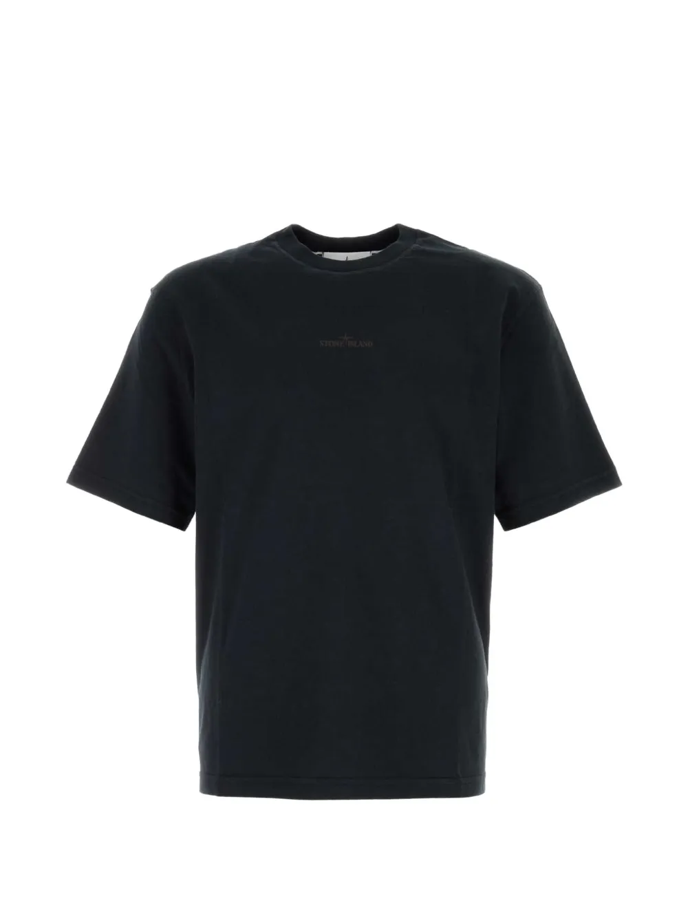 Stone Island logo-print cotton T-shirt - Blu