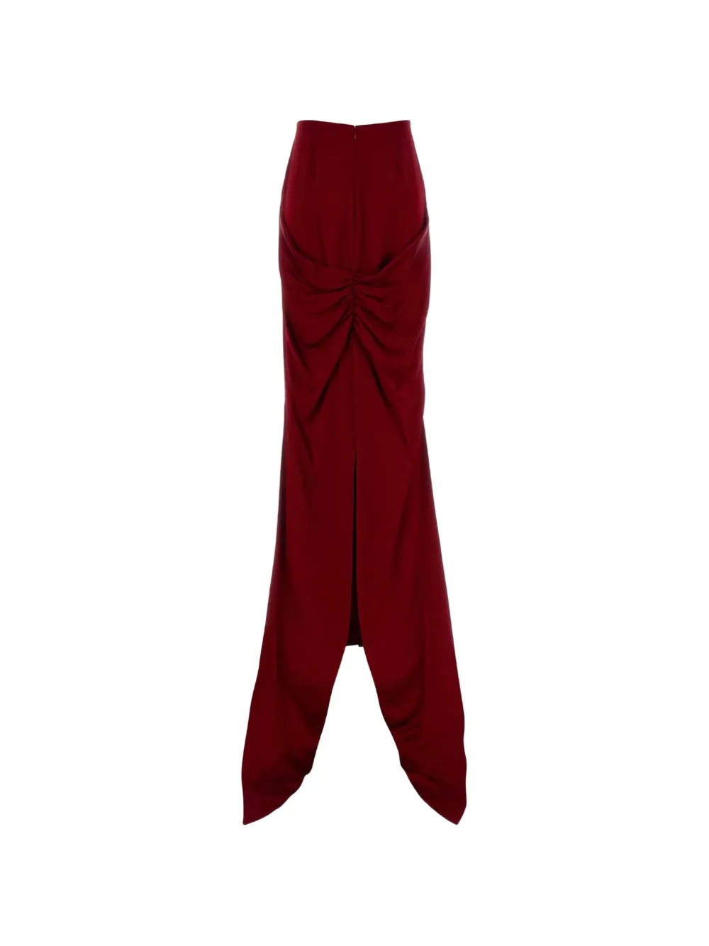 Valentino Garavani skirt solid cady raso Rood
