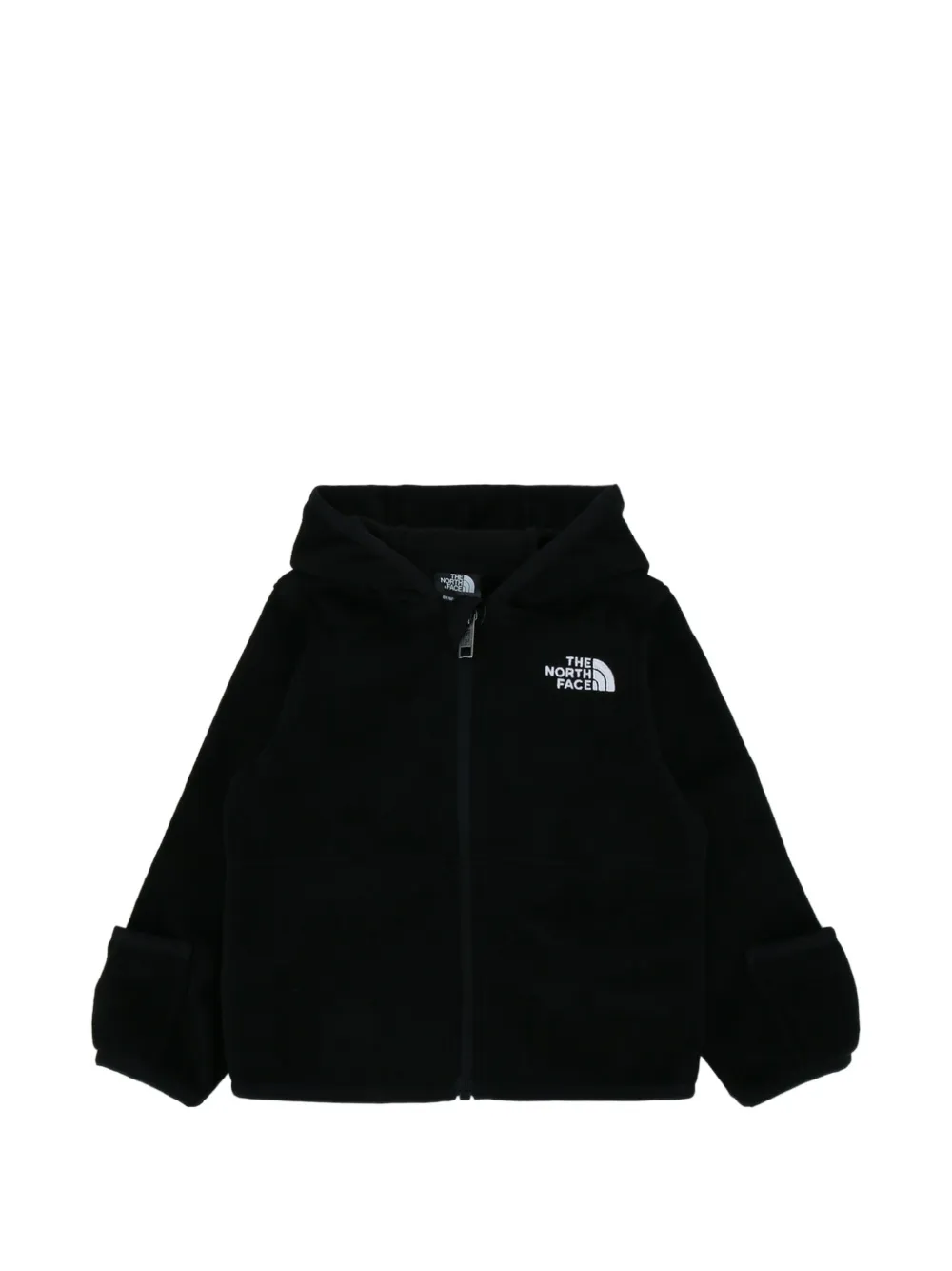 The North Face Kids Glacier logo-embroidered hoodie - Nero