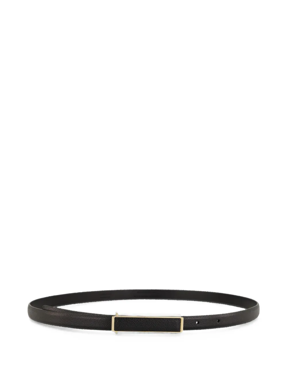 TOM FORD leather rectangle-buckle belt