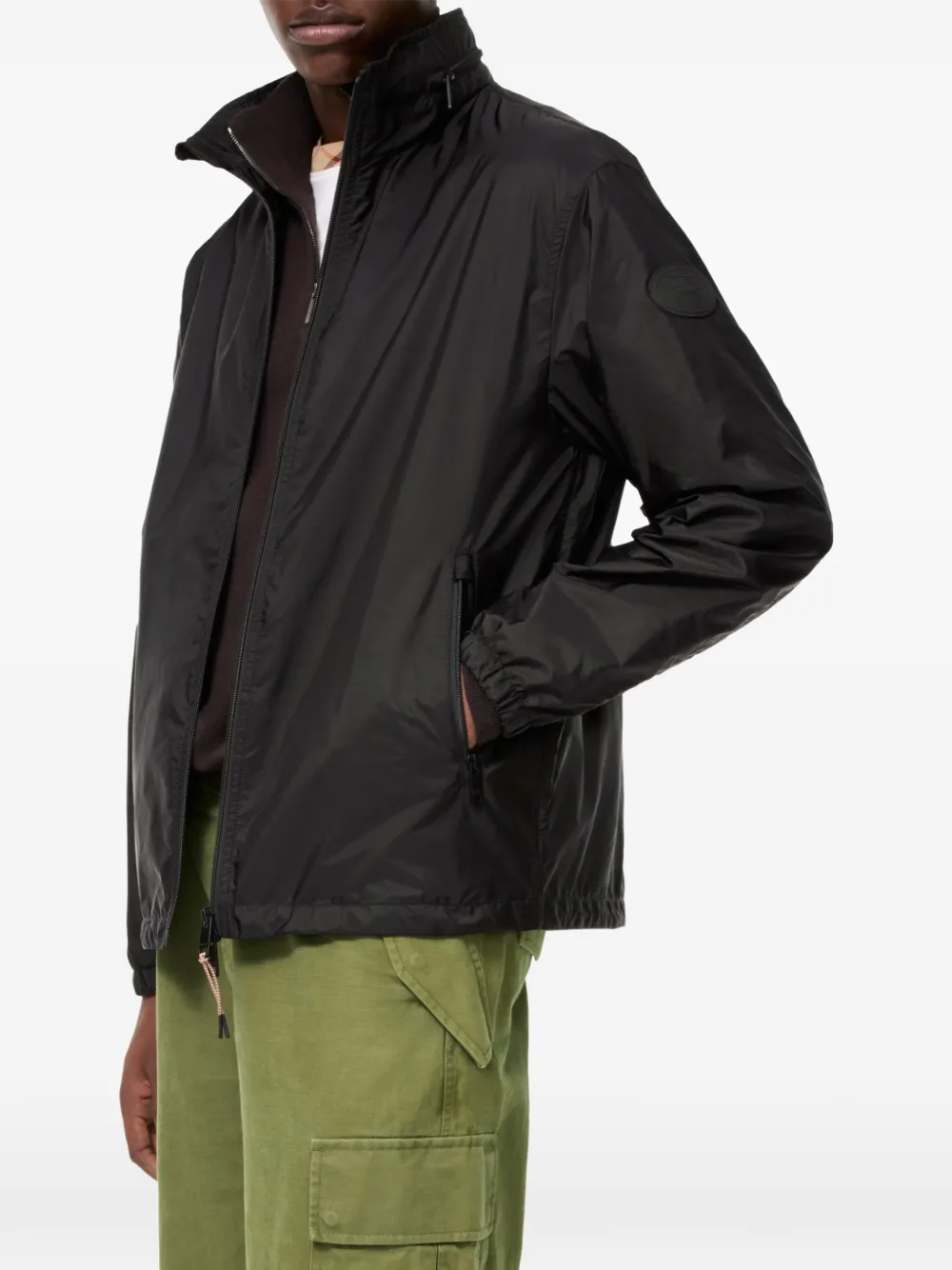 Burberry Newington nylon jack met capuchon Zwart