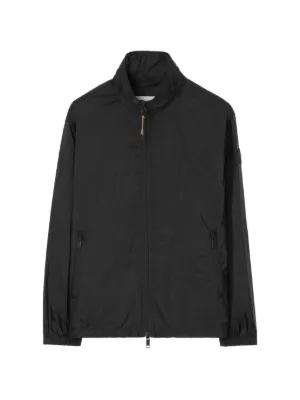 Burberry Knight Stamp Nylon Jacket | Black | FARFETCH
