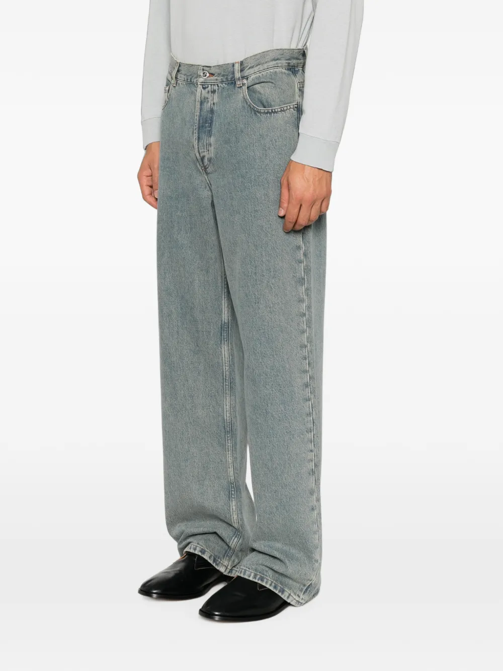 A.P.C. Jeans met verwassen effect Blauw