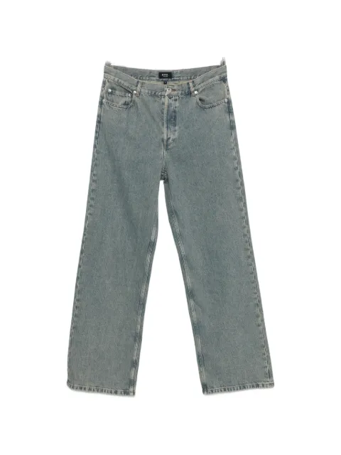 A.P.C. washed-indigo jeans