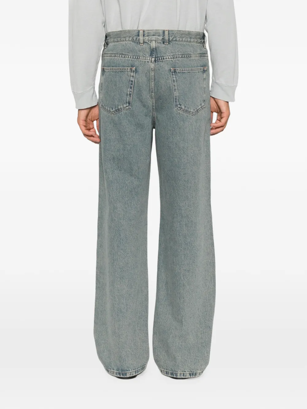 A.P.C. Jeans met verwassen effect Blauw