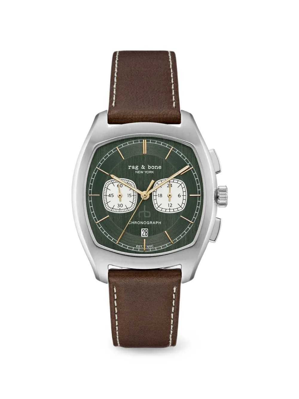 rag & bone Dalton 40mm watch | Green | Image 1