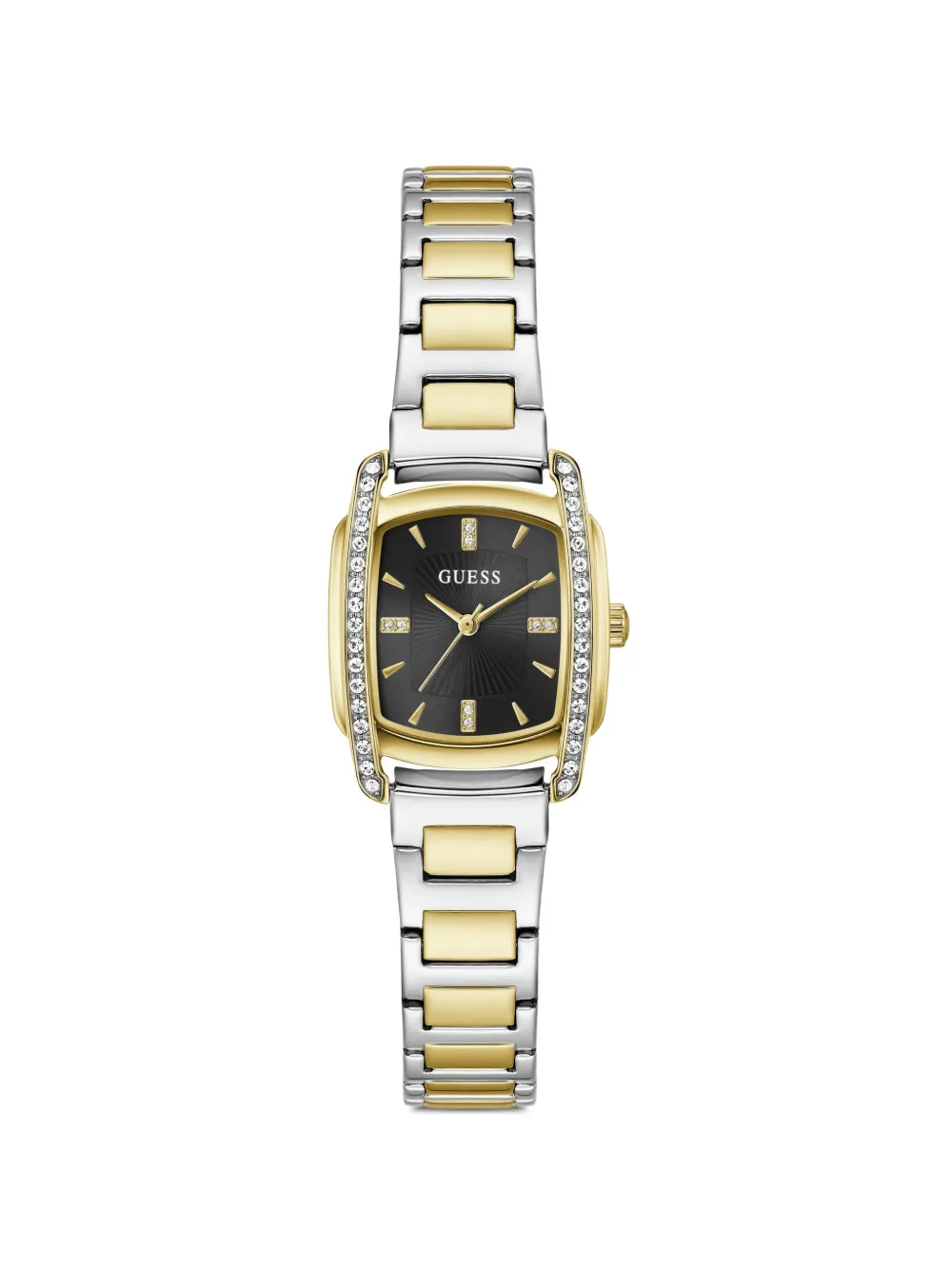 GUESS USA Armbanduhr mit Logo-Detail 25mm - Schwarz