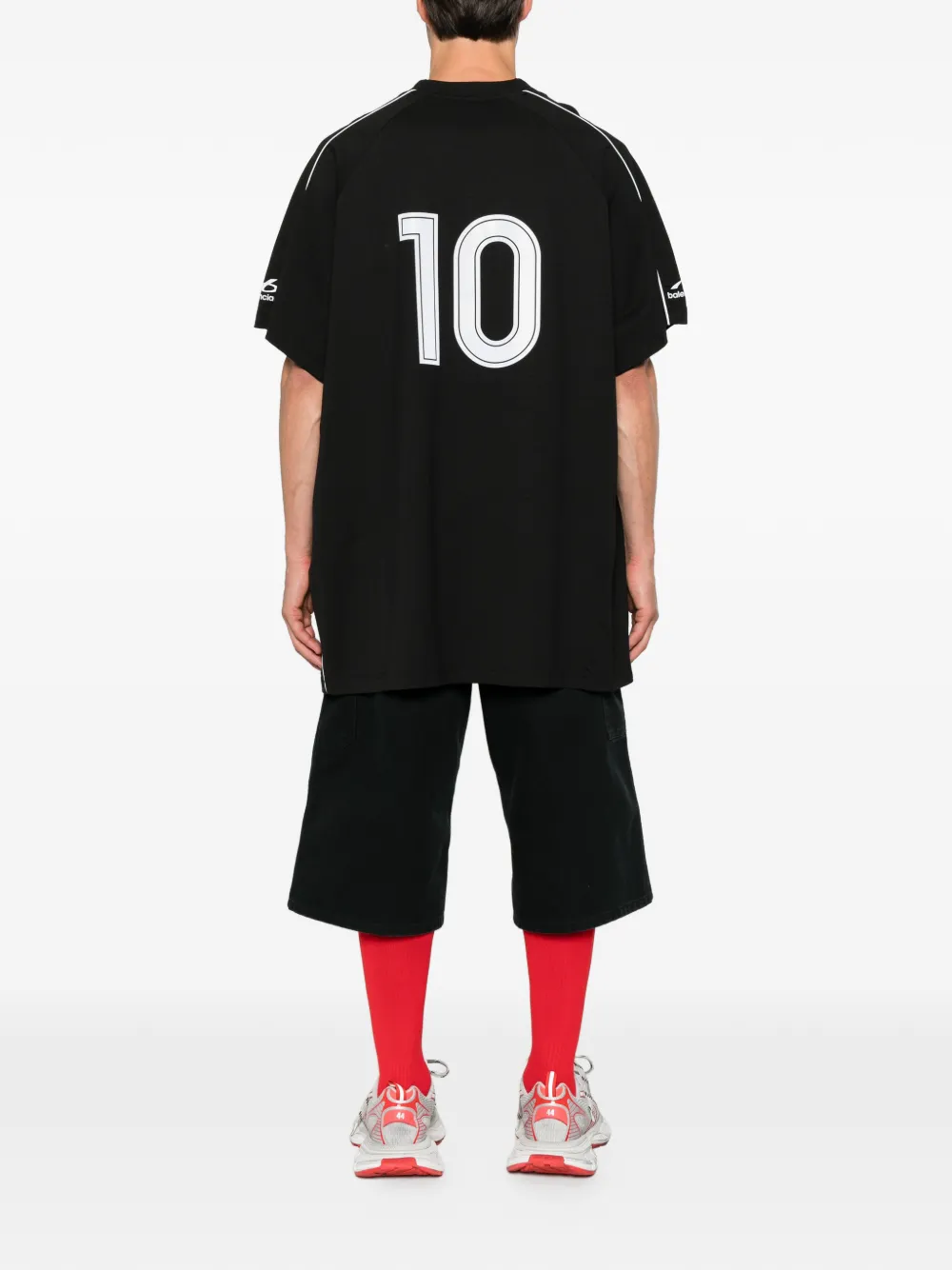 Balenciaga oversized T-shirt Zwart